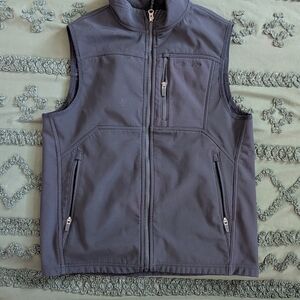 Men's Gray Softshell Vest